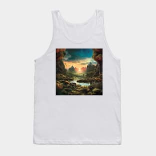 Landscape Fantasy Art Tank Top